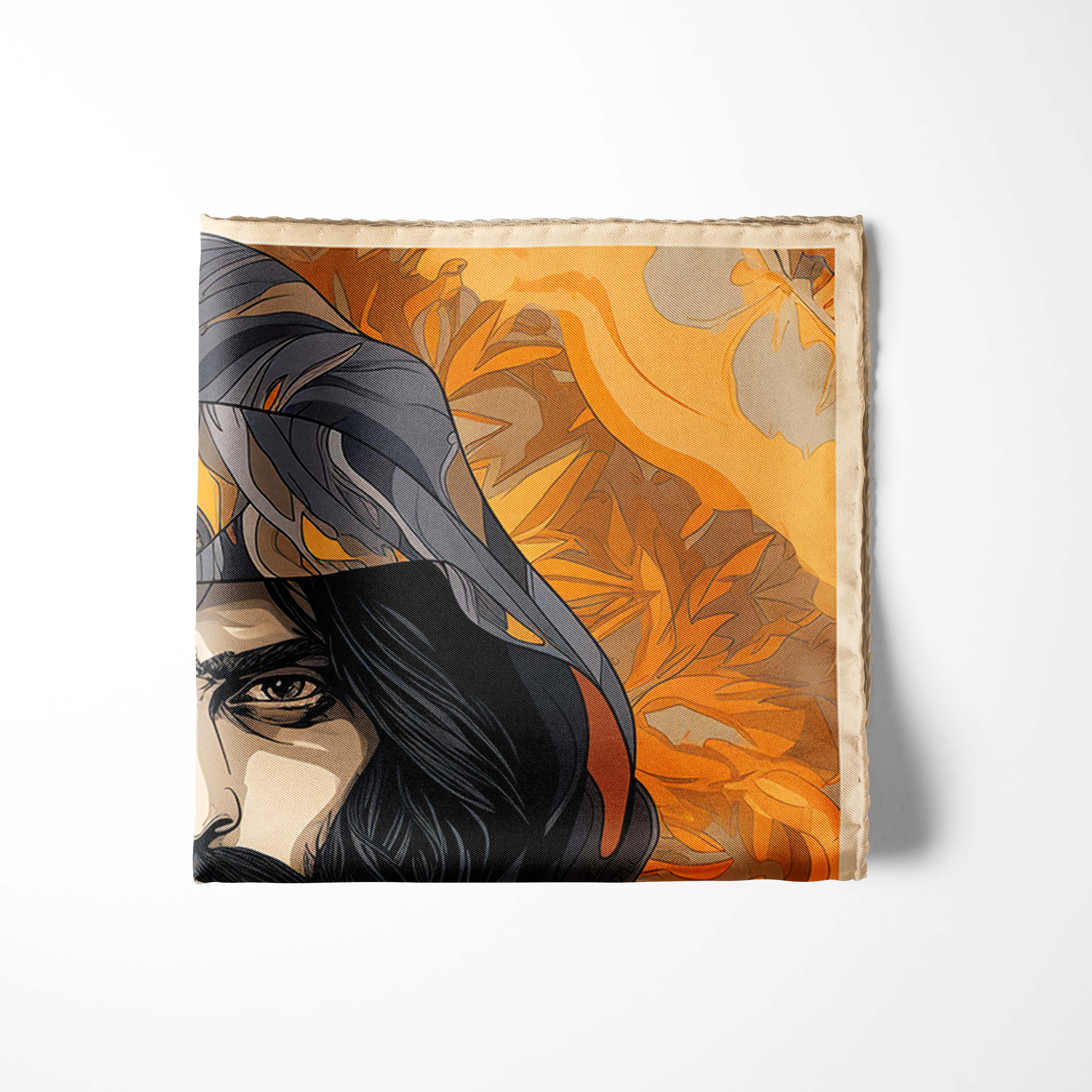 Men's Pocket Squares | Print Pocket Square | Black Wolf Men's Pocket Squares | Print Pocket Square | Black Wolf