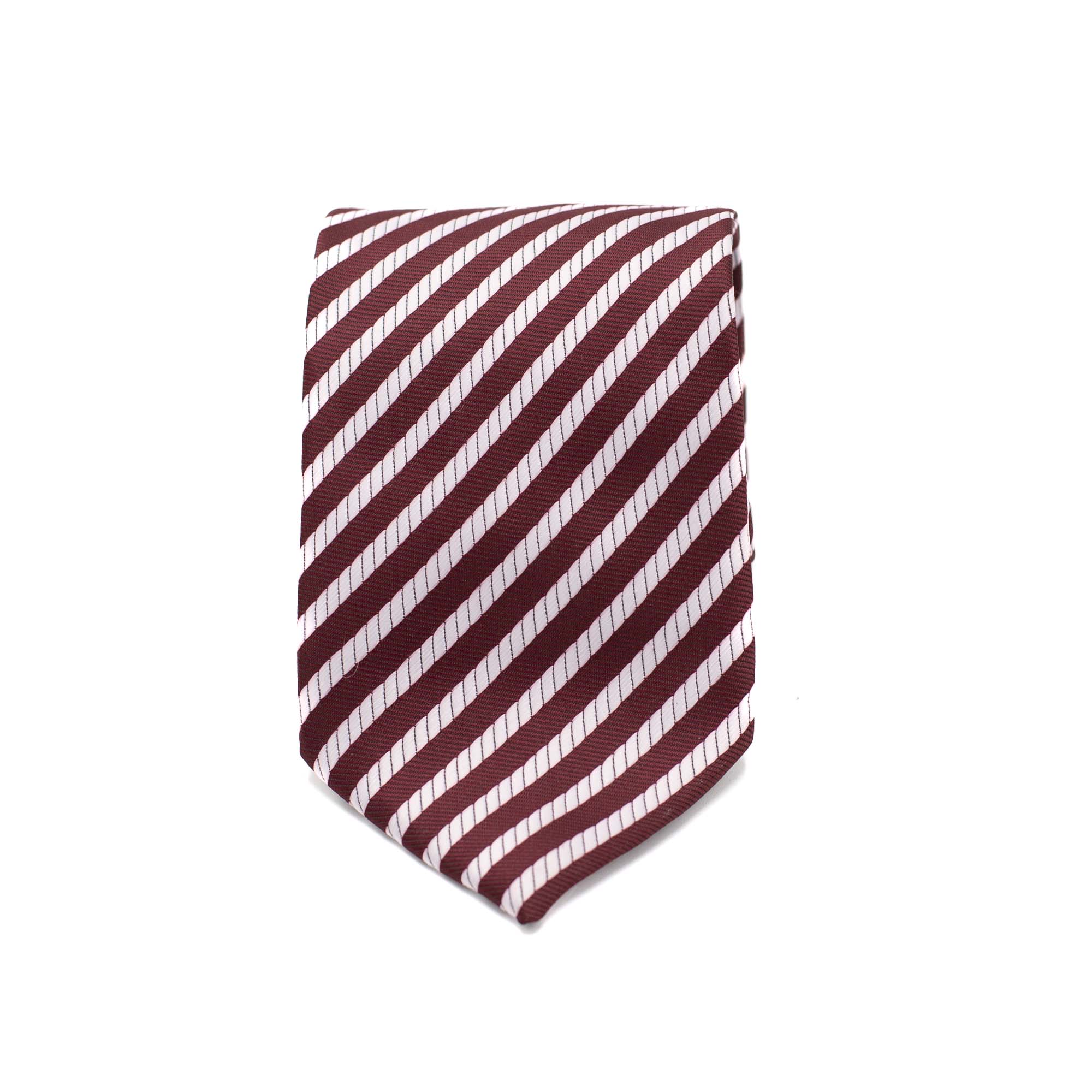 BURGUNDY STRIPE TIE AND POCKET SQUARE SET BURGUNDY STRIPE TIE AND POCKET SQUARE SET