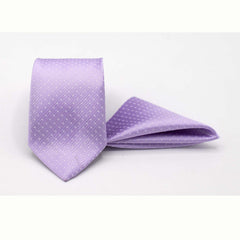 LILAC SERENITY TIE AND POCKET SQUARE SET
