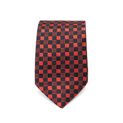 MIDNIGHT SQUARES TIE