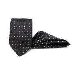 DAPPER DOTS TIE AND POCKET SQUARE SET