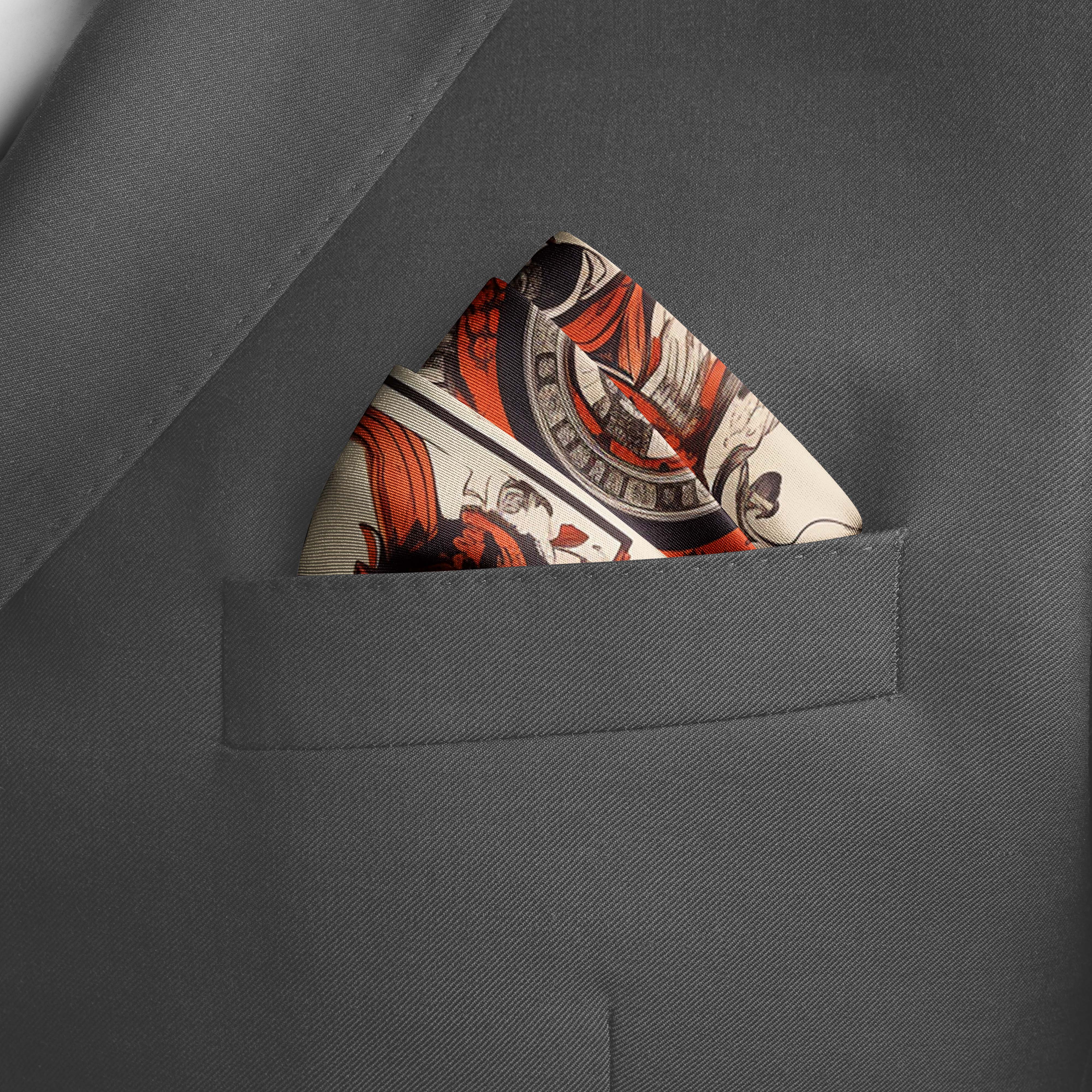 OCEAN SILK POCKET SQUARE OCEAN SILK POCKET SQUARE