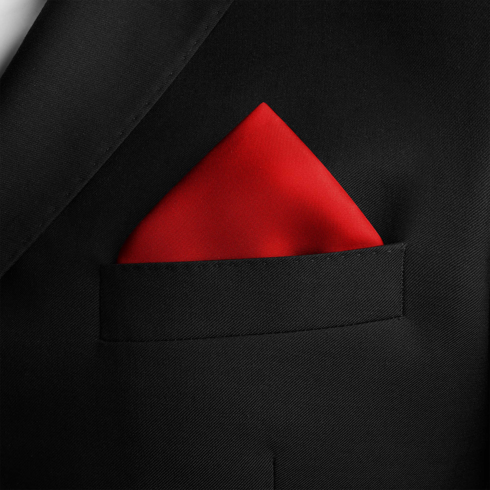 RED VINE SILK POCKET SQUARE RED VINE SILK POCKET SQUARE