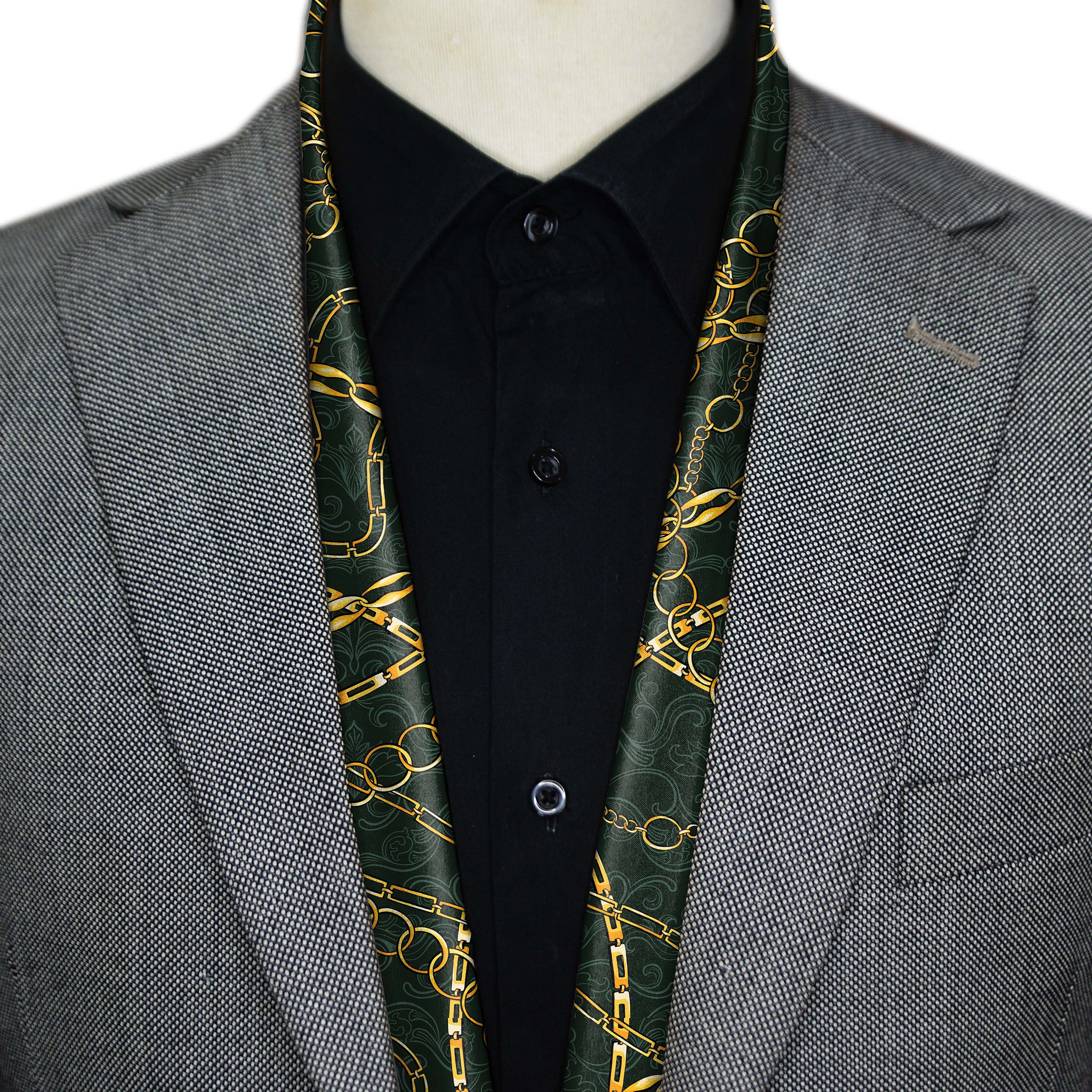 LOOP CHAIN MEN SCARF - PREMIUM COLLECTION LOOP CHAIN MEN SCARF - PREMIUM COLLECTION