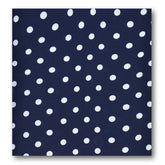 BLUE SMALL POLKA DOTS SILK ASCOT – PREMIUM COLLECTION