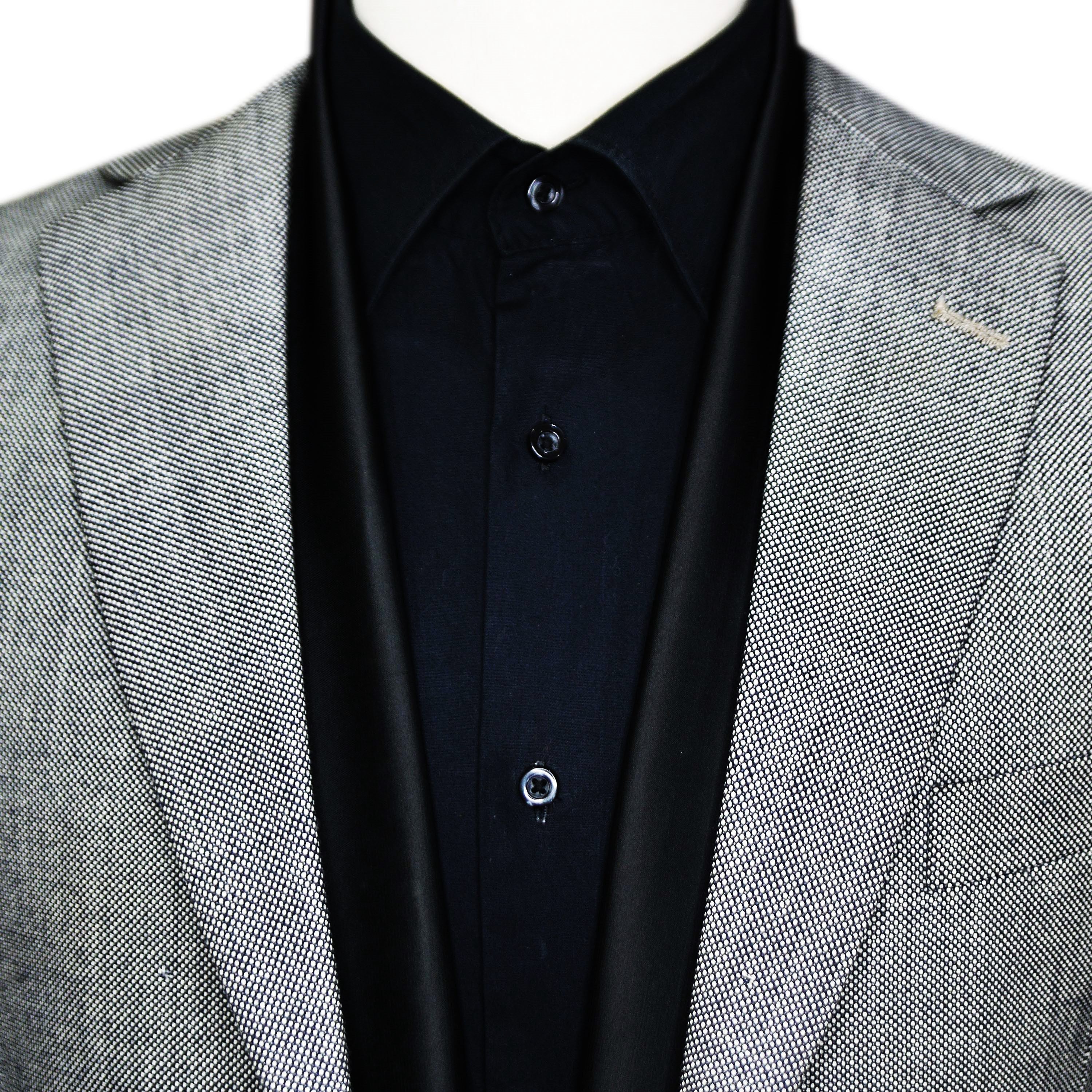 JET BLACK MEN SCARF - PREMIUM COLLECTION JET BLACK MEN SCARF - PREMIUM COLLECTION