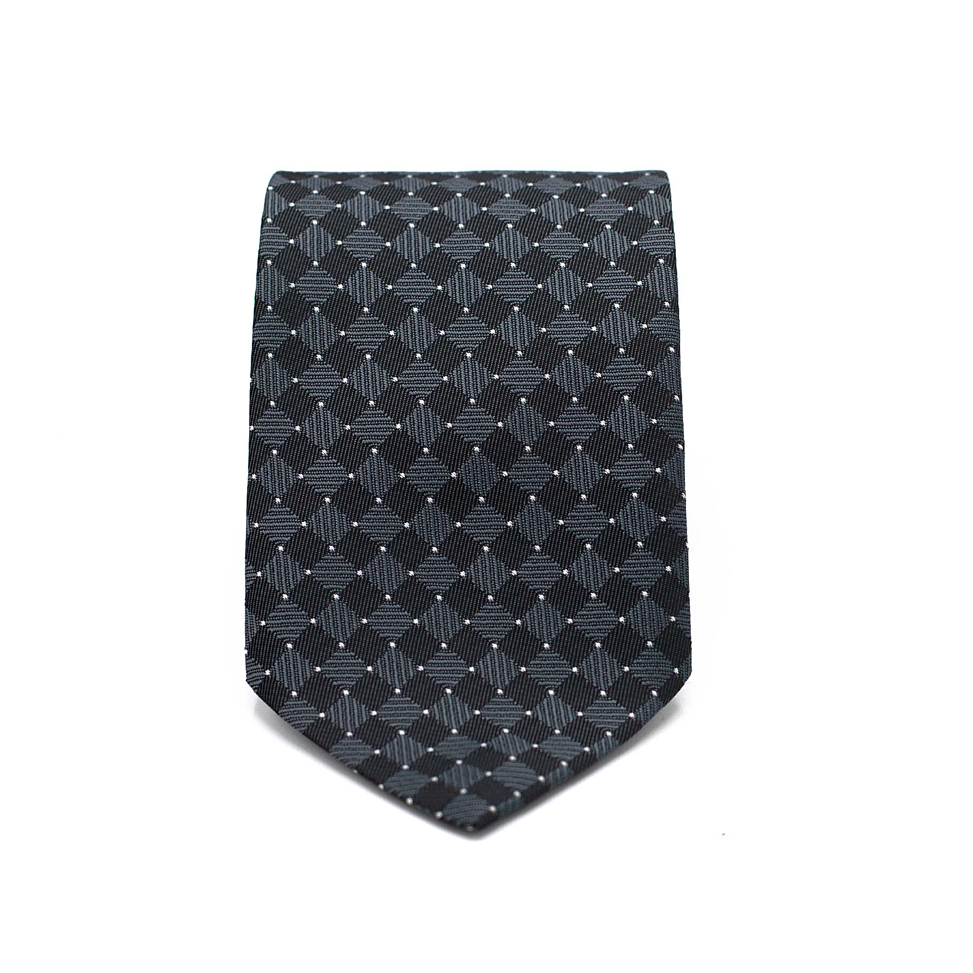 BLACK LUXE PATTERN TIE AND POCKET SQUARE SET BLACK LUXE PATTERN TIE AND POCKET SQUARE SET