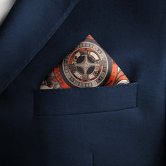 OCEAN SILK POCKET SQUARE
