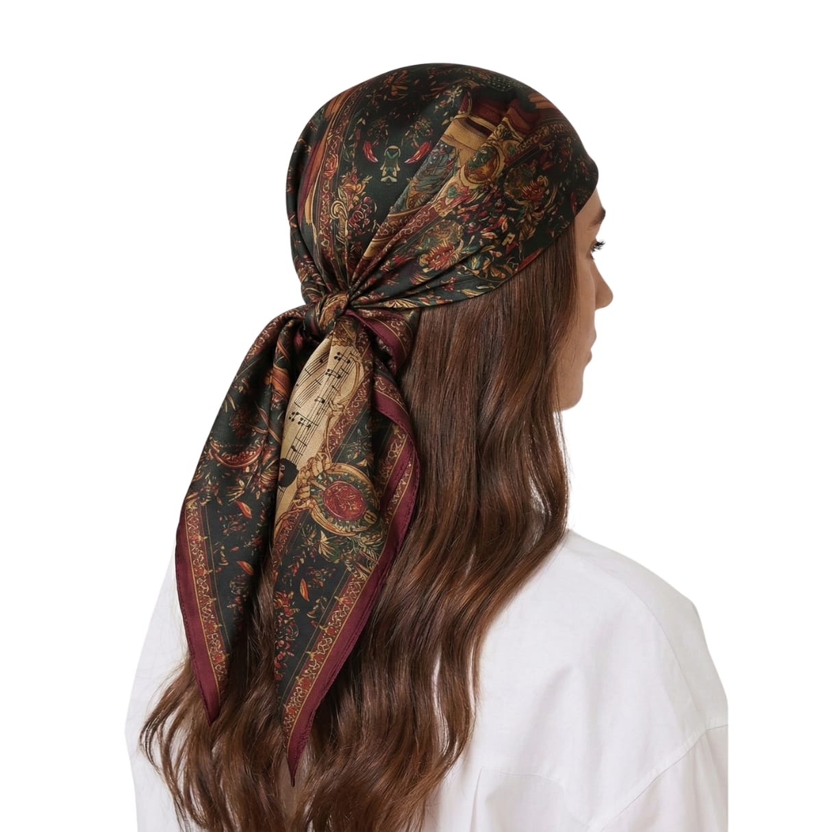 EQUESTRA SILK HEAD SCARF