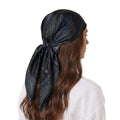 ALEX ART SILK HEAD SCARF