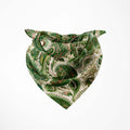 EMERALD PAISLEY SILK BANDANA