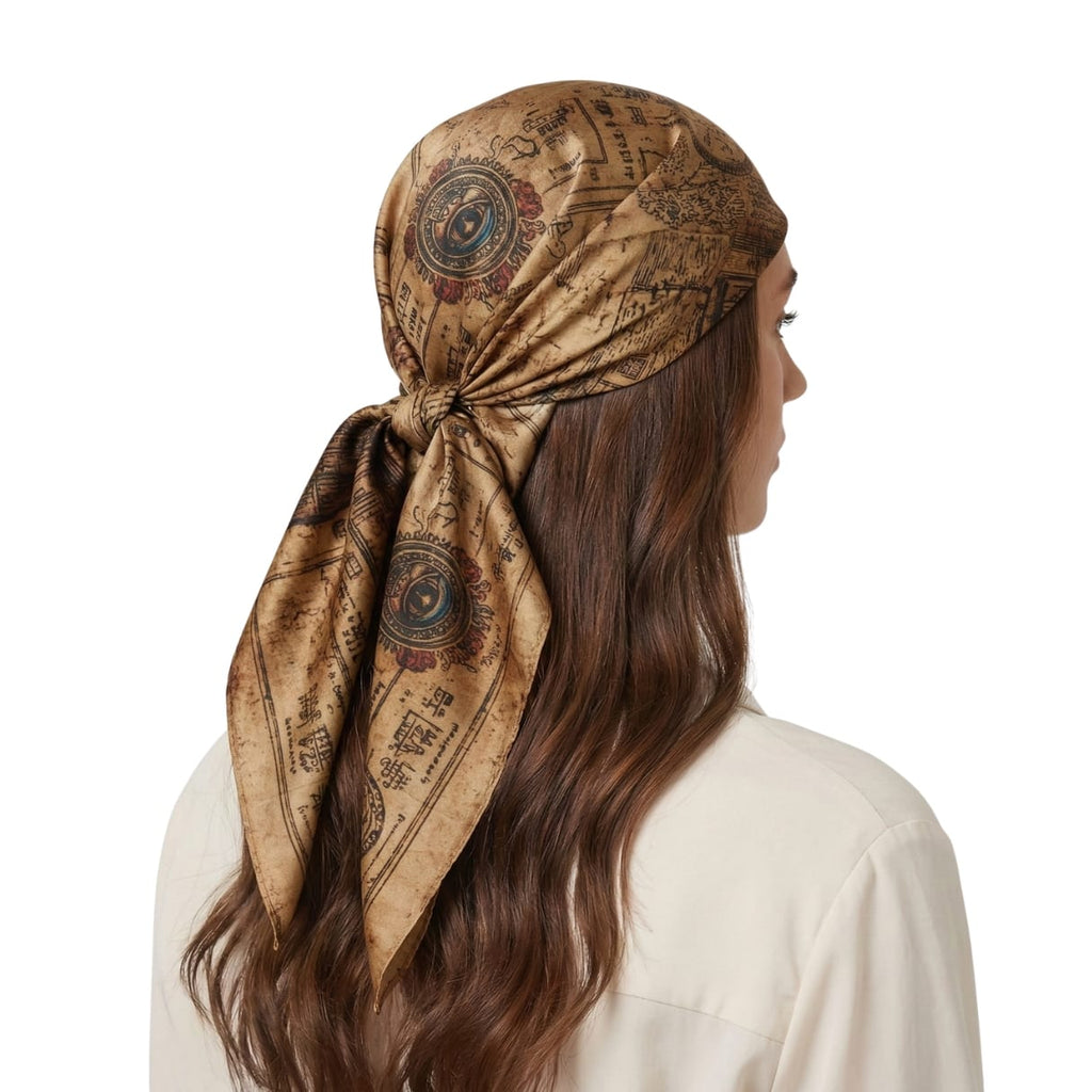 ARCANE COSMOGRAPHY SILK HEAD SCARF