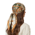 MUGHAL HERITAGE GARDEN SILK HEAD SCARF