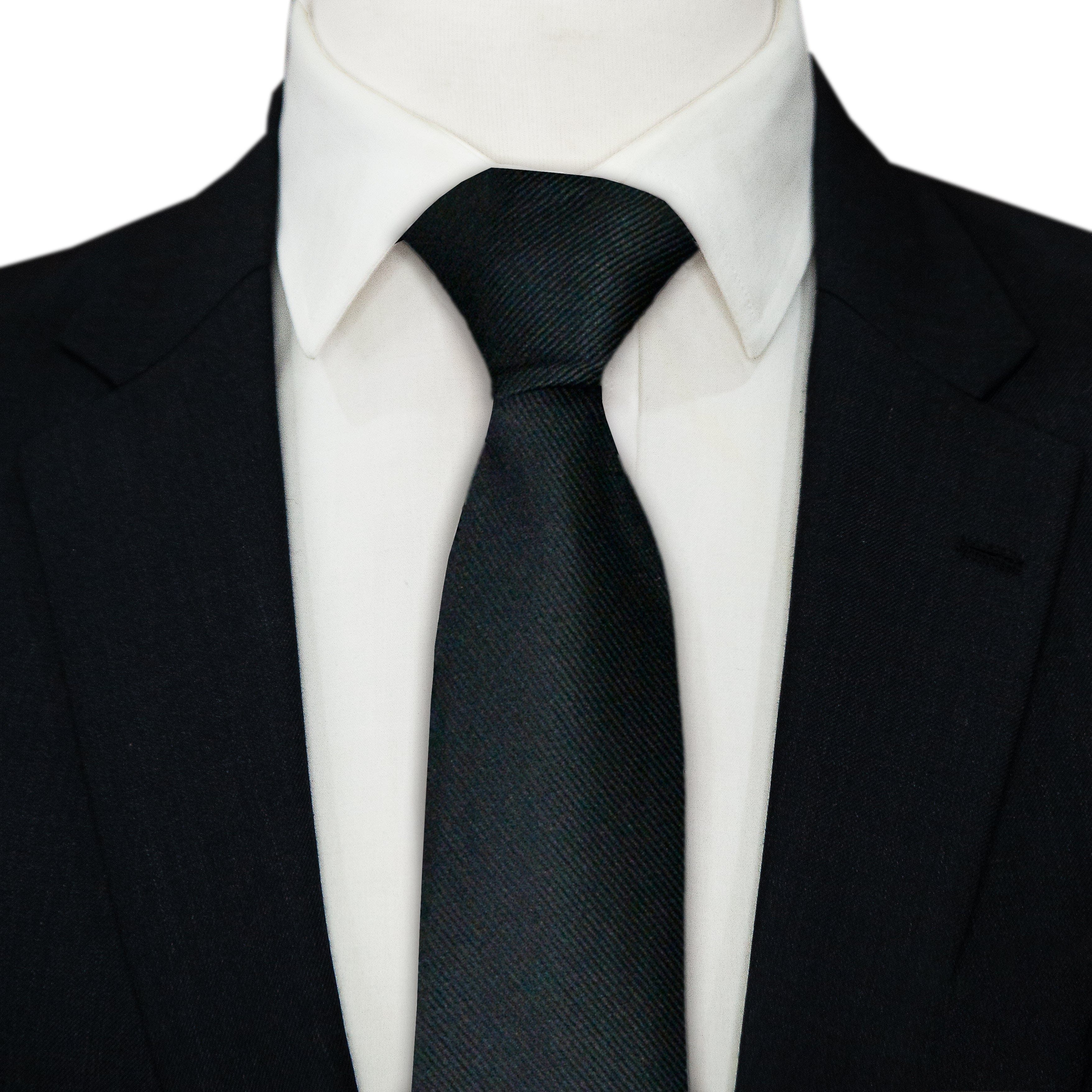 BLACK TEXTURE TIE