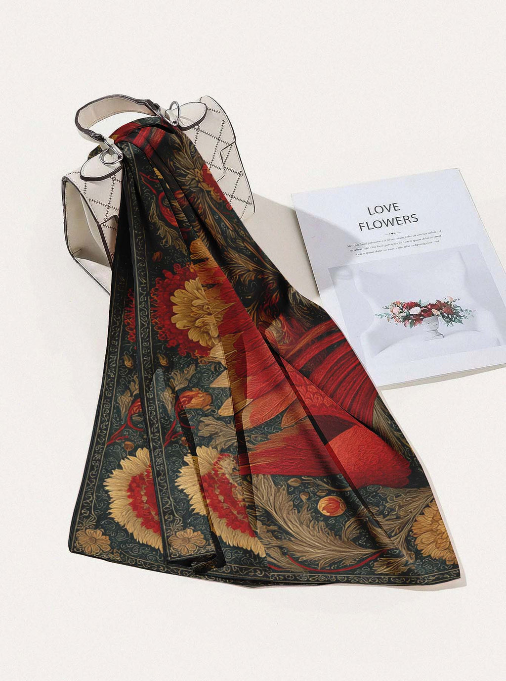 FIREBIRD SILK HEAD SCARF