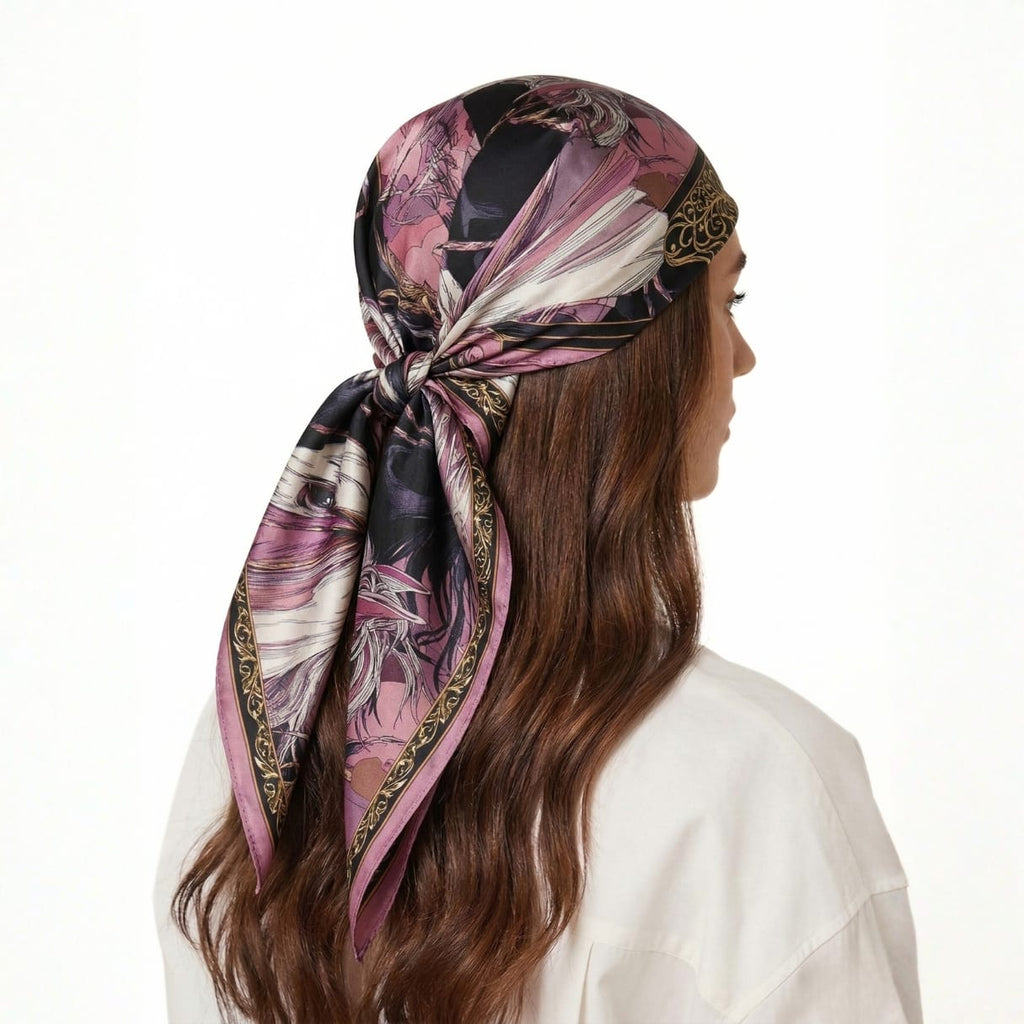 GALLOP SILK HEAD SCARF
