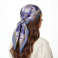 IRIS SILK HEAD SCARF