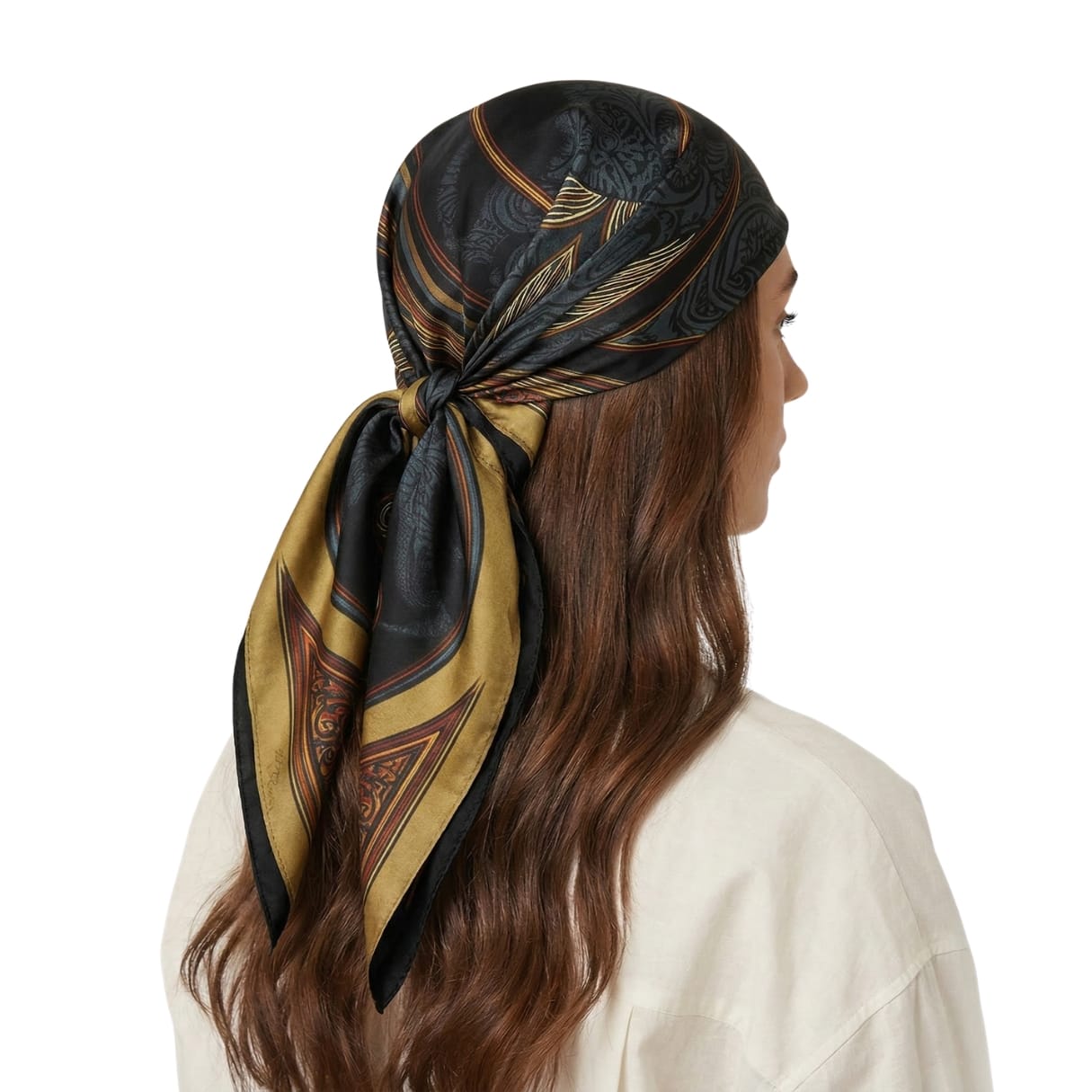 LONTAR SILK HEAD SCARF