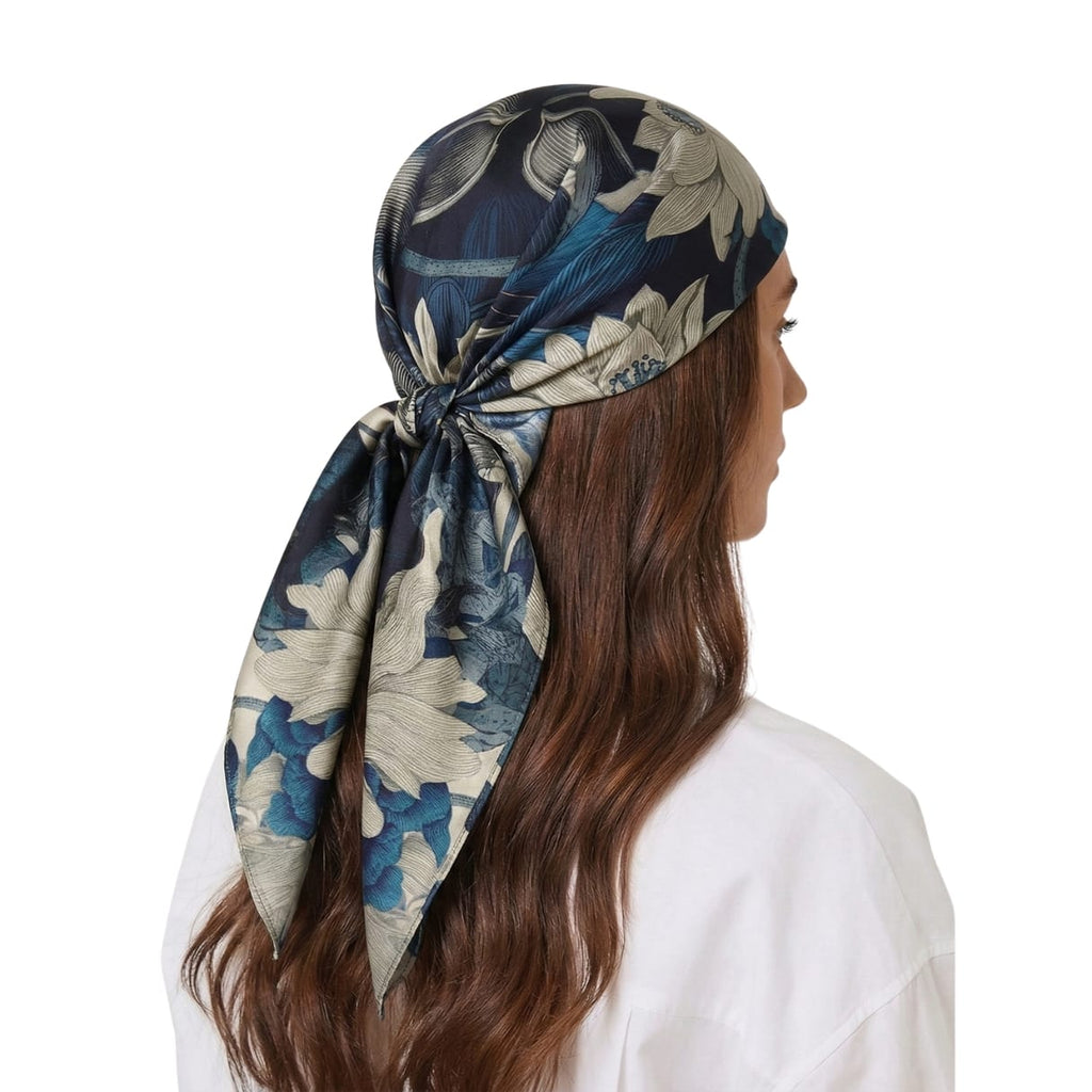 LOTURELLE SILK HEAD SCARF
