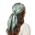 ETHEREAL LOTUS SILK HEAD SCARF
