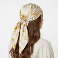 DAISY WHISPER SILK HEAD SCARF