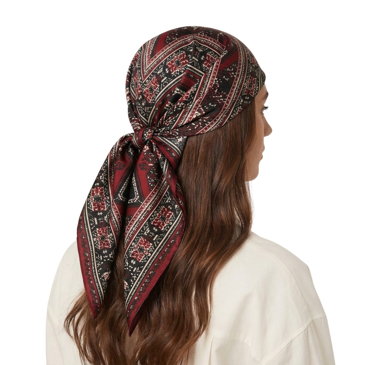 TATREEZ SILK HEAD SCARF