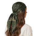 VERDANT SILK HEAD SCARF
