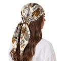 ROYAL BOTANICAL AVIARY SILK HEAD SCARF