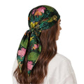AVIAN PARADISE SILK HEAD SCARF