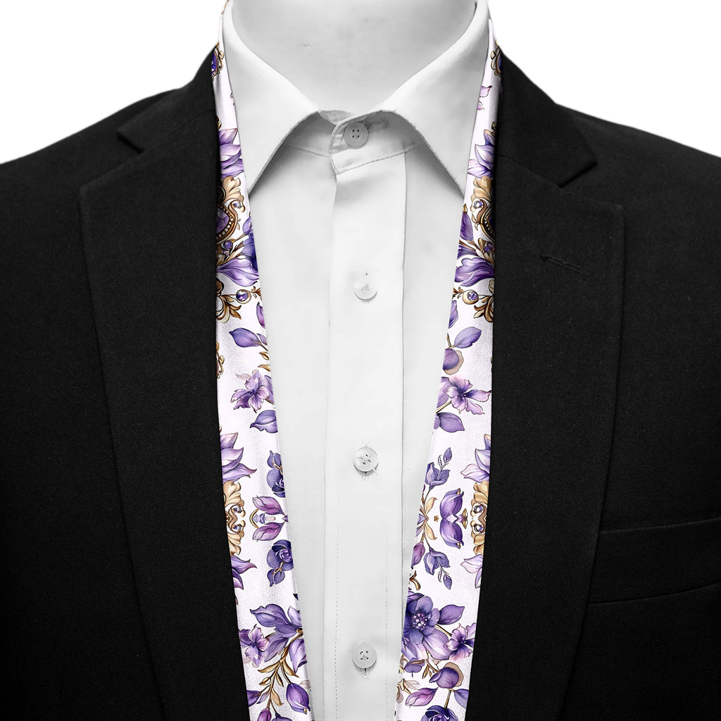 LISIANTHUS FLOWERS MEN SCARF - PREMIUM COLLECTION