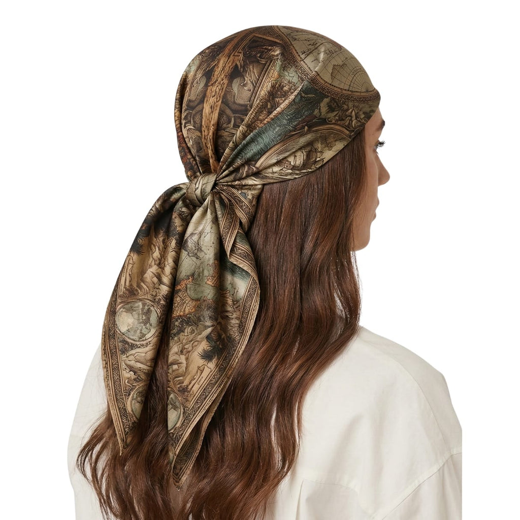 VOYAGE SILK HEAD SCARF