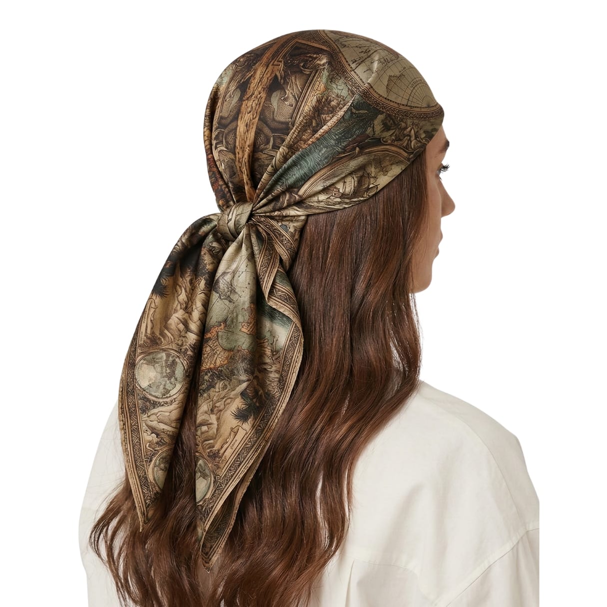 VOYAGE SILK HEAD SCARF