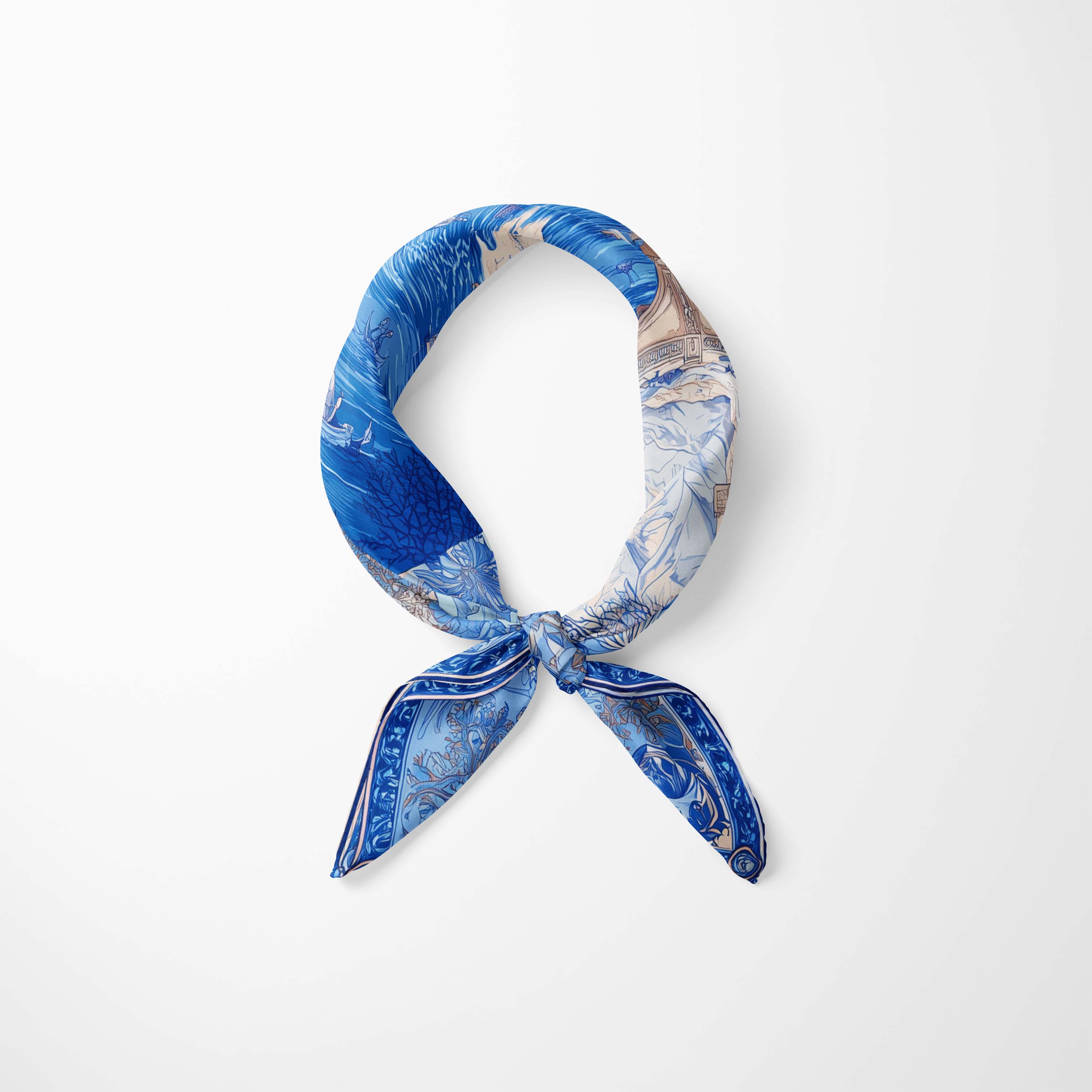 IMPERIAL PORCELAIN NECK SCARF