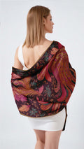 PHOENIX BLOOM SILK LONG LADIES SCARF
