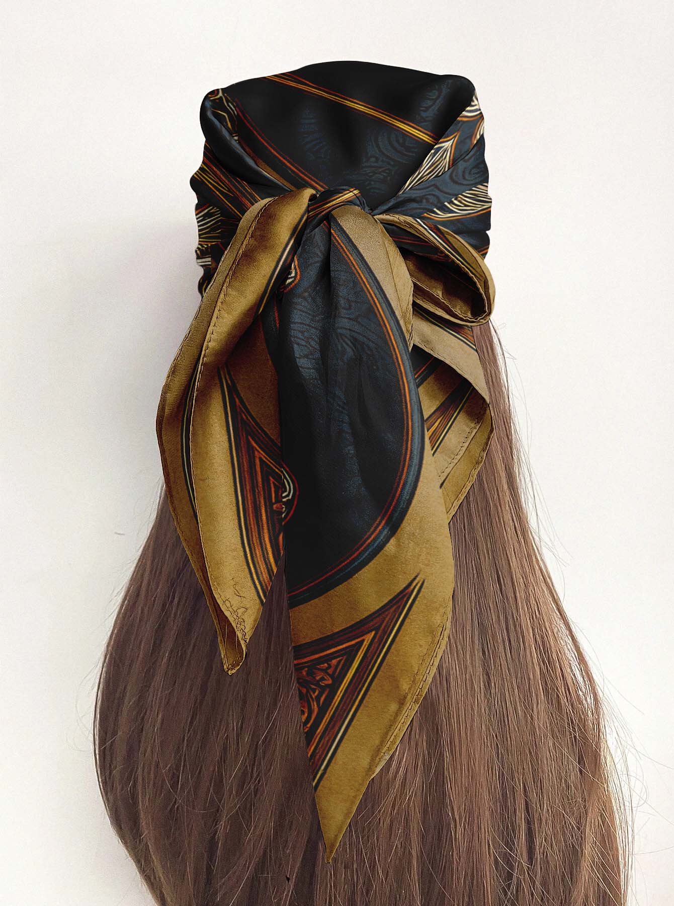 LONTAR SILK HEAD SCARF