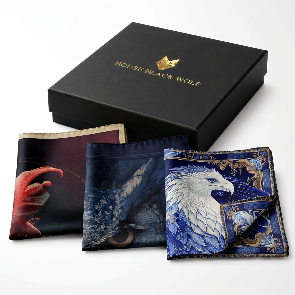 PACK OF 3 POCKET SQUARES