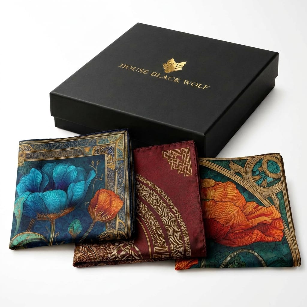 PACK OF 3 POCKET SQUARES