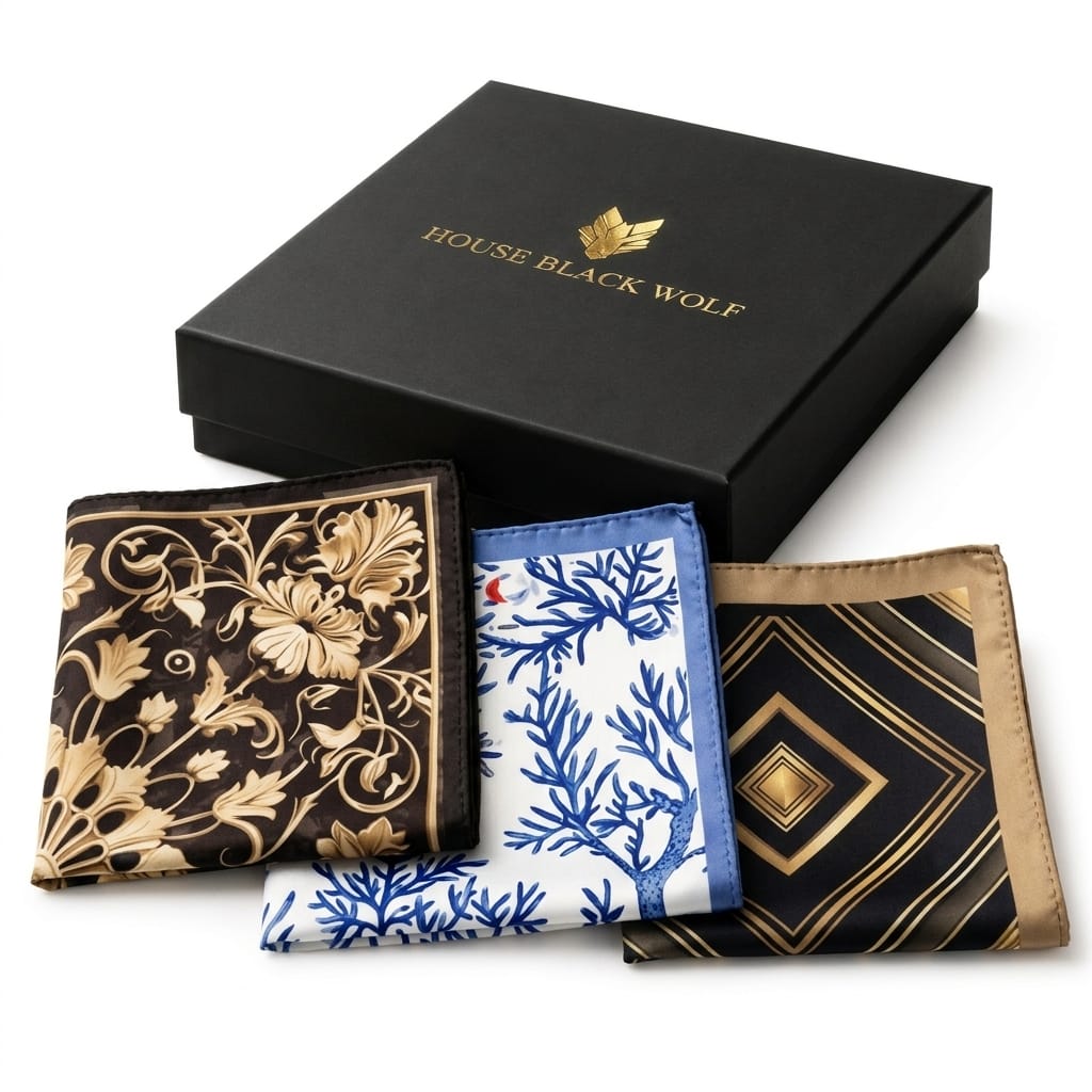 PACK OF 3 POCKET SQUARES