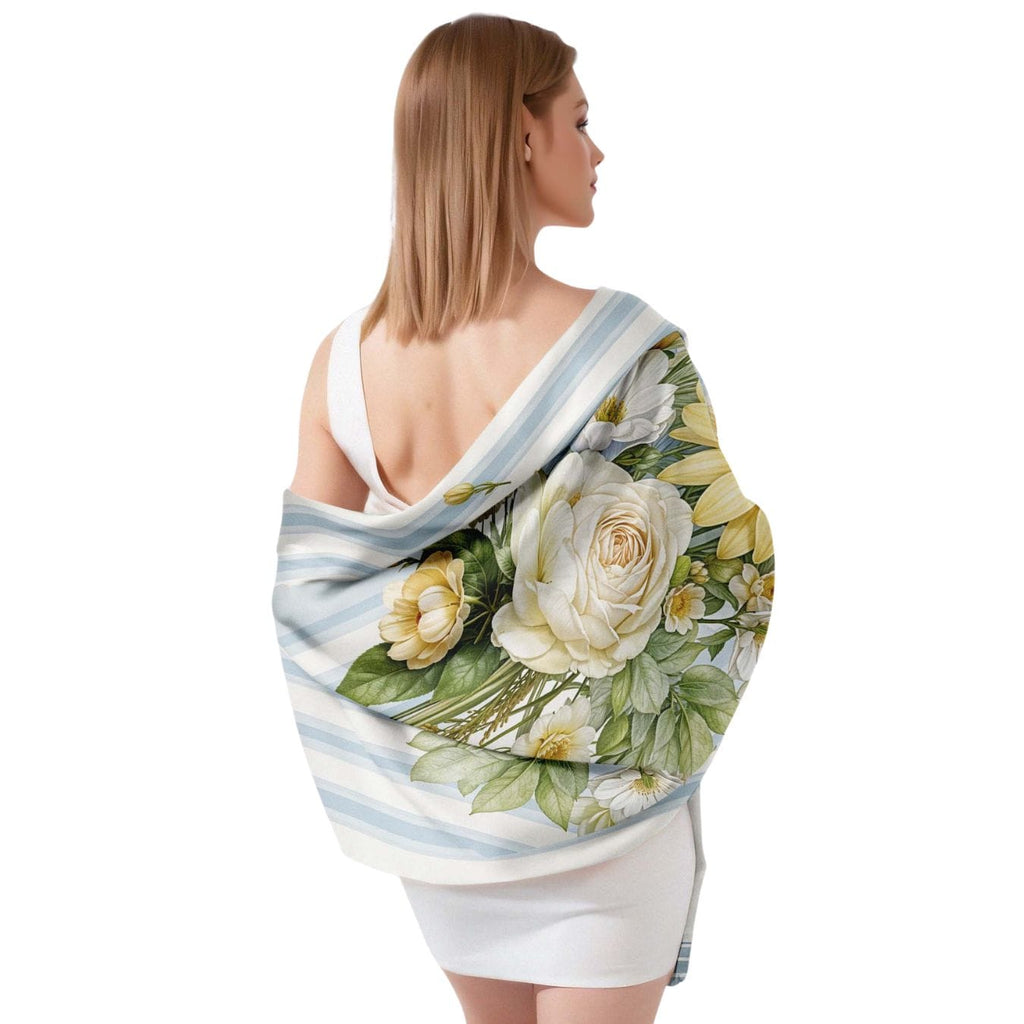 ABSTRACT ELEGANCE SILK LONG LADIES SCARF