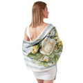 ABSTRACT ELEGANCE SILK LONG LADIES SCARF