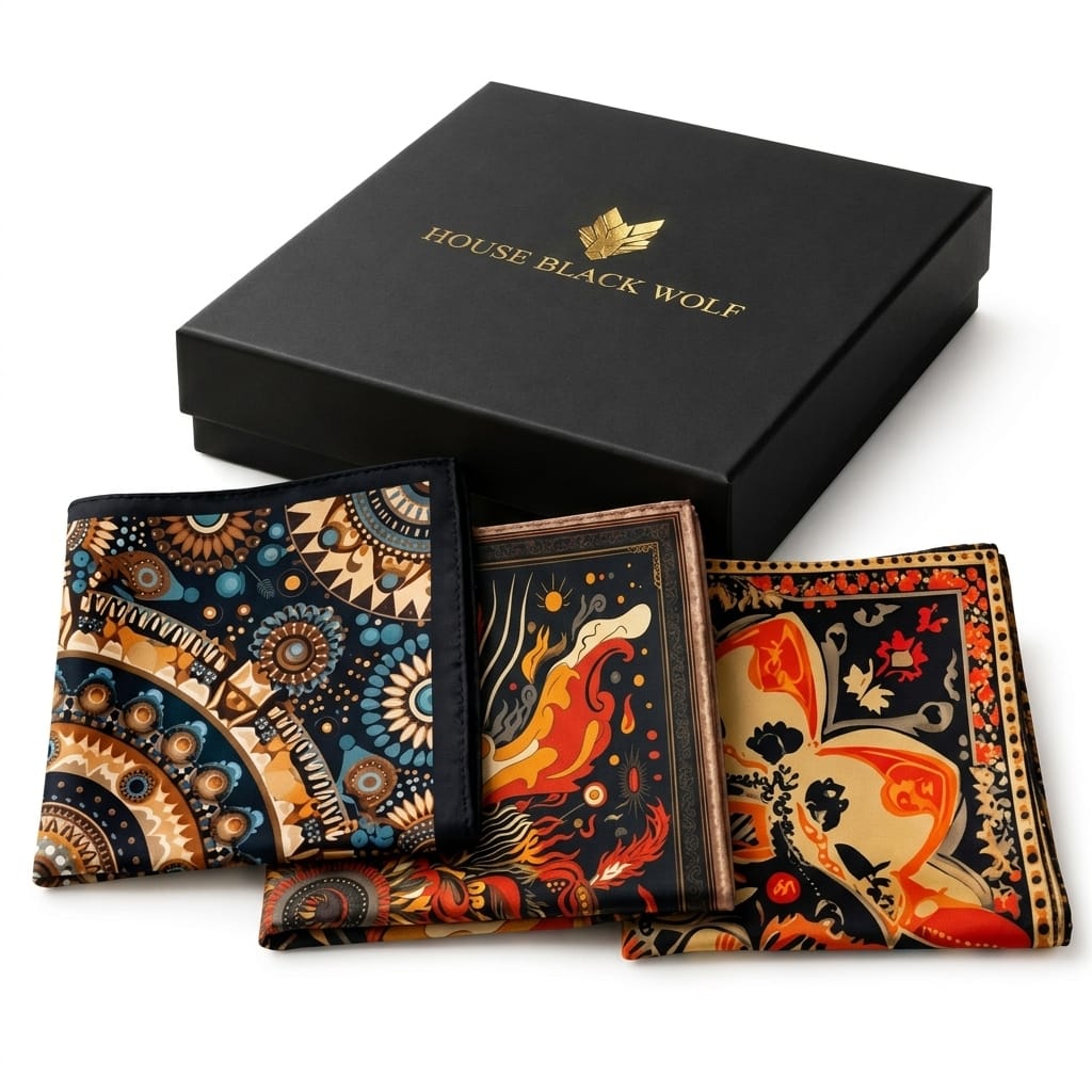 PACK OF 3 POCKET SQUARES