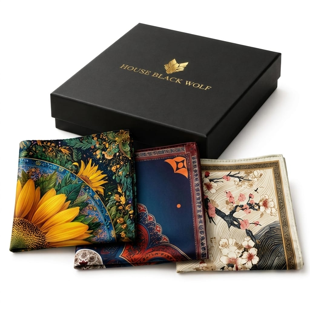 PACK OF 3 POCKET SQUARES