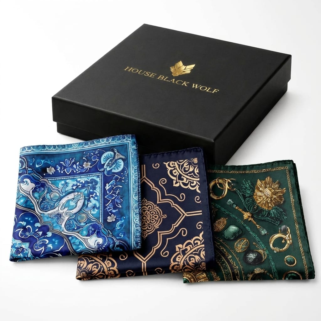 PACK OF 3 POCKET SQUARES