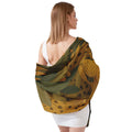 JUNGLE MAJESTY SILK LONG LADIES SCARF
