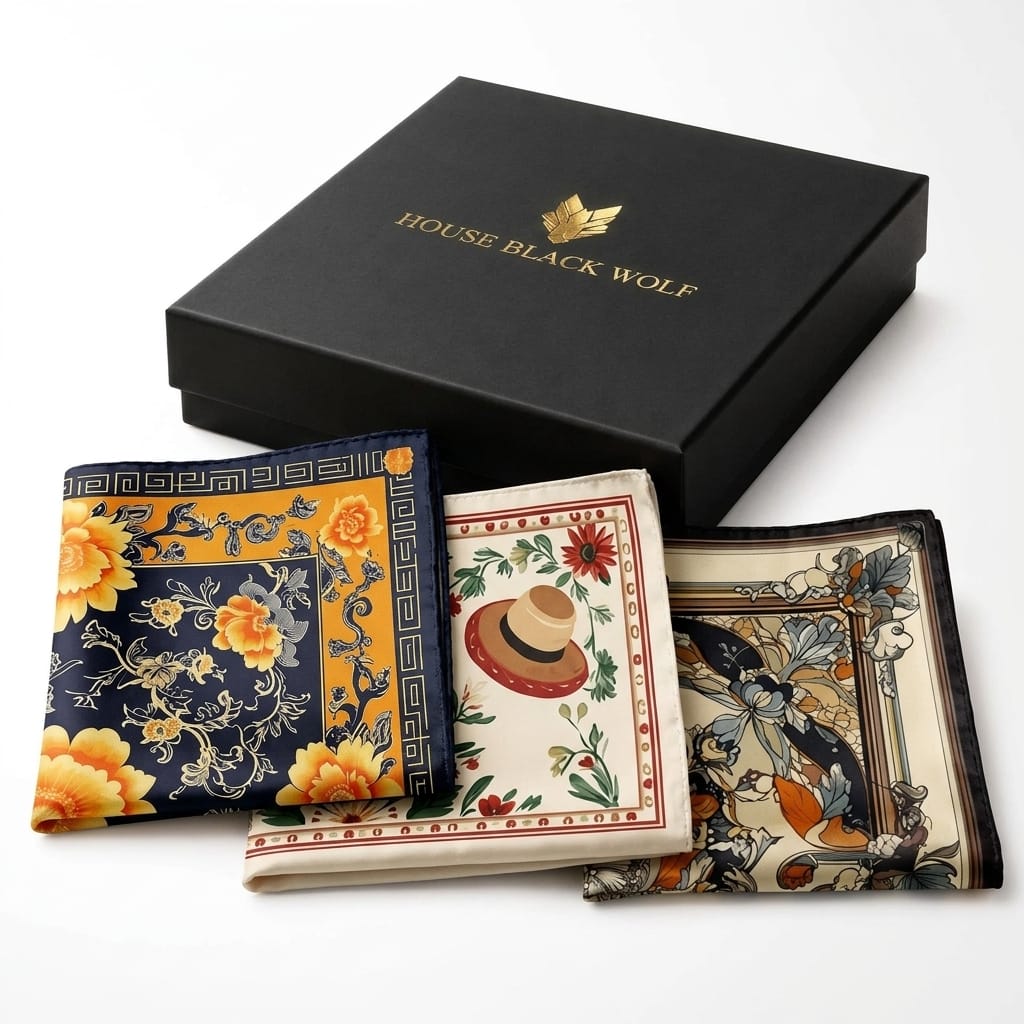 PACK OF 3 POCKET SQUARES
