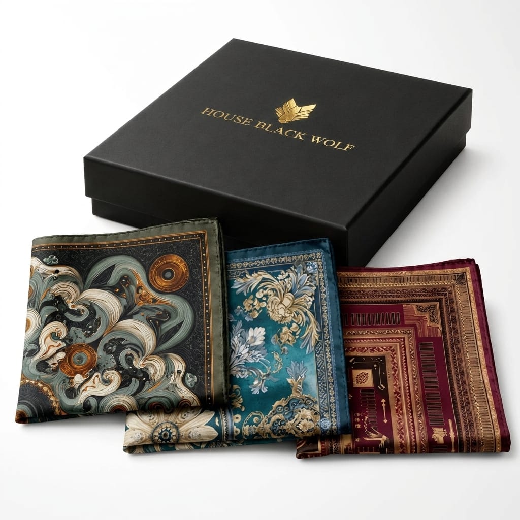 PACK OF 3 POCKET SQUARES