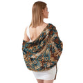 REGAL CELESTIAL DRAGON SILK LONG LADIES SCARF