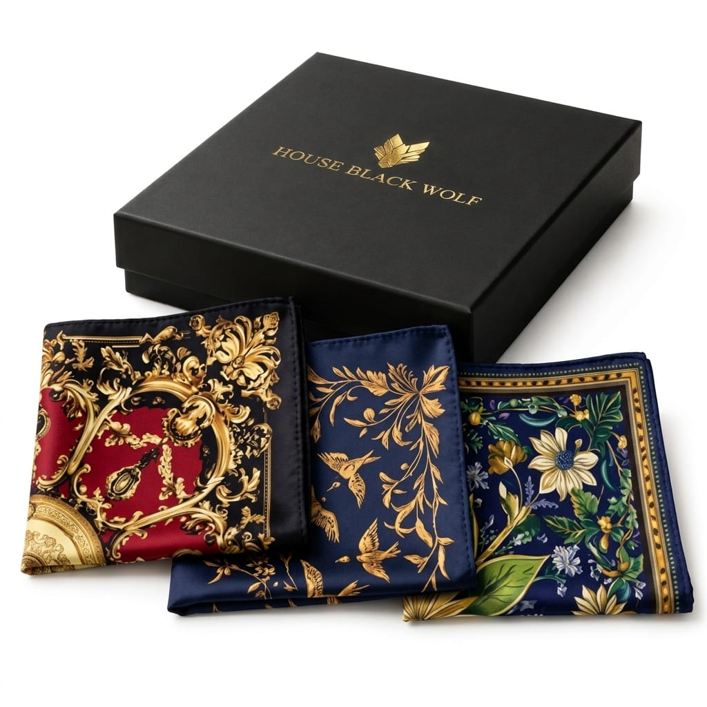 PACK OF 3 POCKET SQUARES