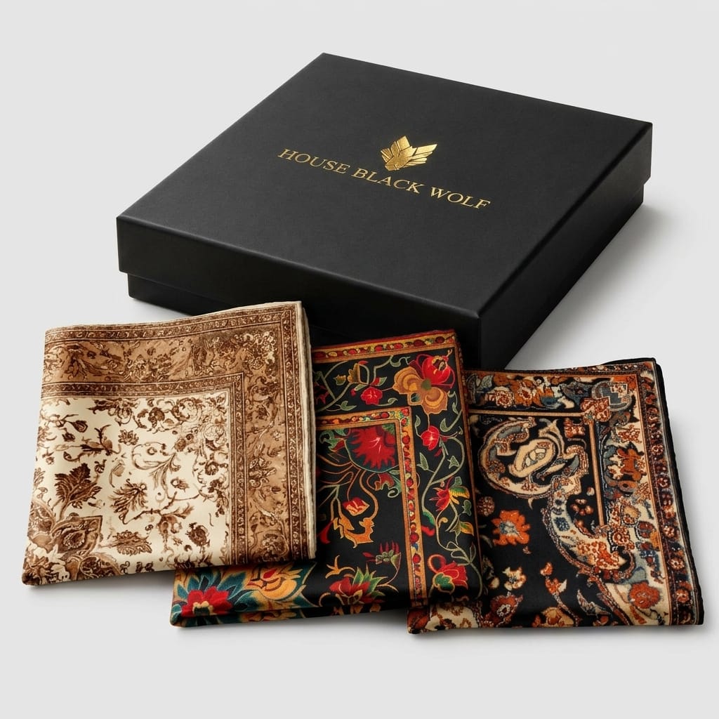 PACK OF 3 POCKET SQUARES