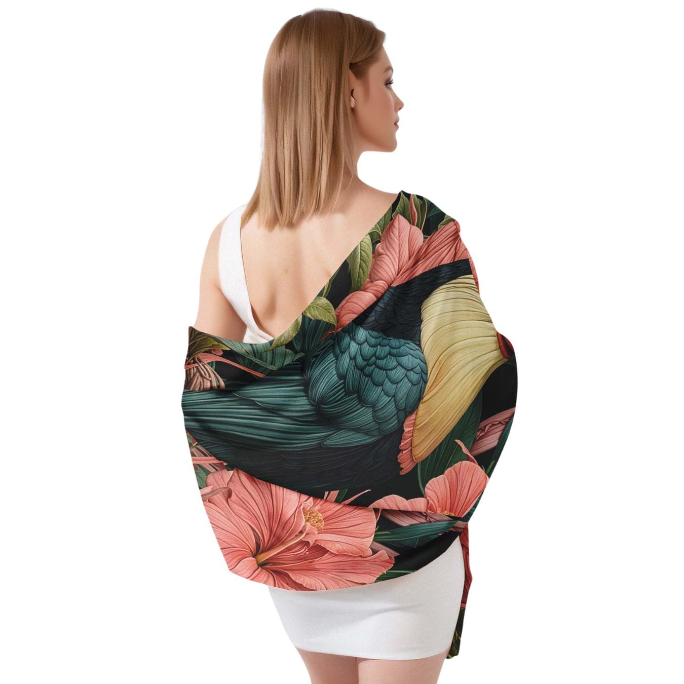 DESAIN POLA SILK LONG LADIES SCARF